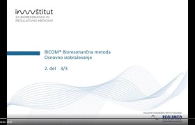 Uvodno izobraževanje za BICOM terapevta, 2. del, 5